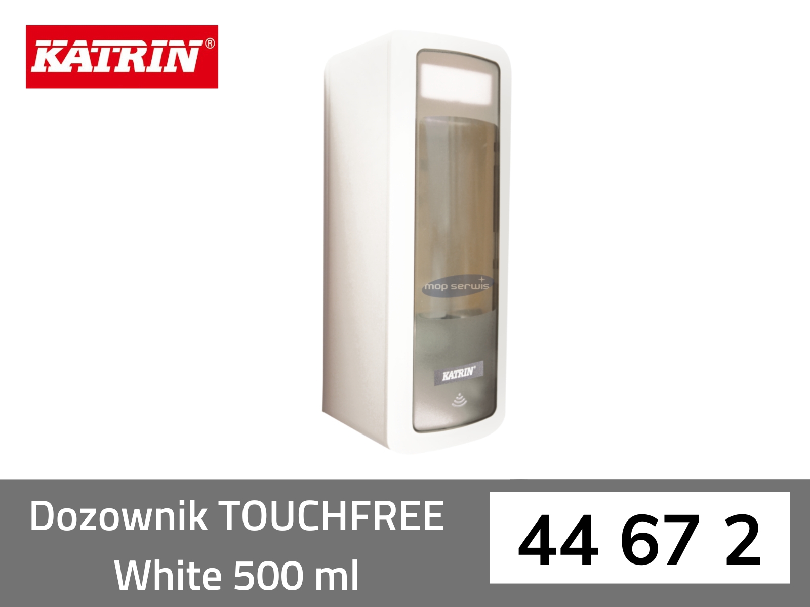 Dozownik KATRIN 44672 500ml Biały Bezdotykowy Touchfree
